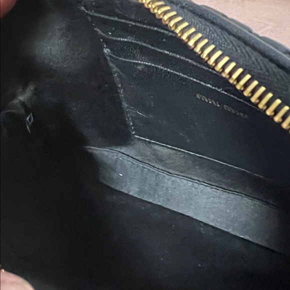 3284 Miu Miu Black Quilted Leather Crossbody Bag - Picture 8 of 13